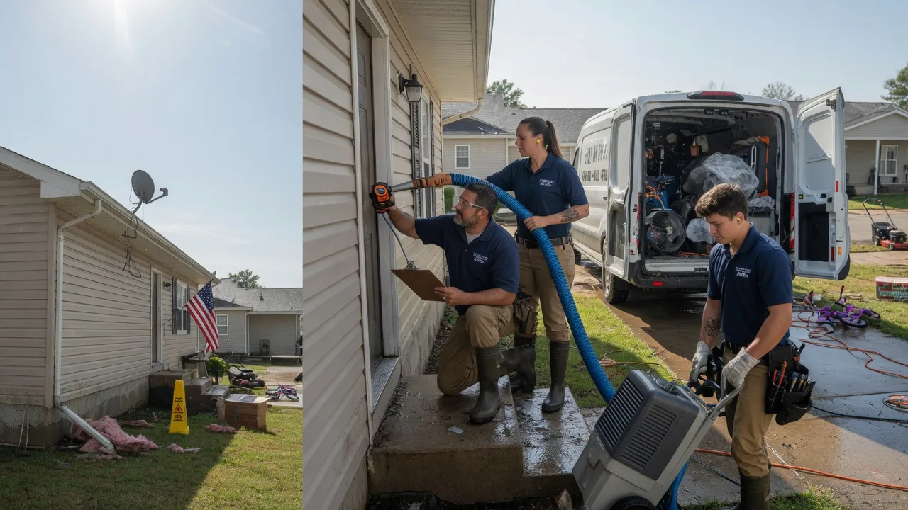 Ceiling Water Damage Restoration in Quantico, MD near me